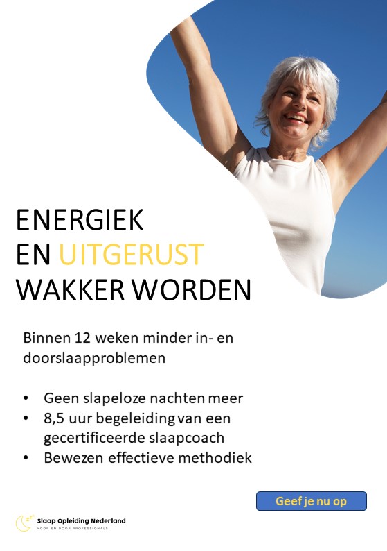 Flyer 12-weken programma 'energiek en uitgerust de dag door'